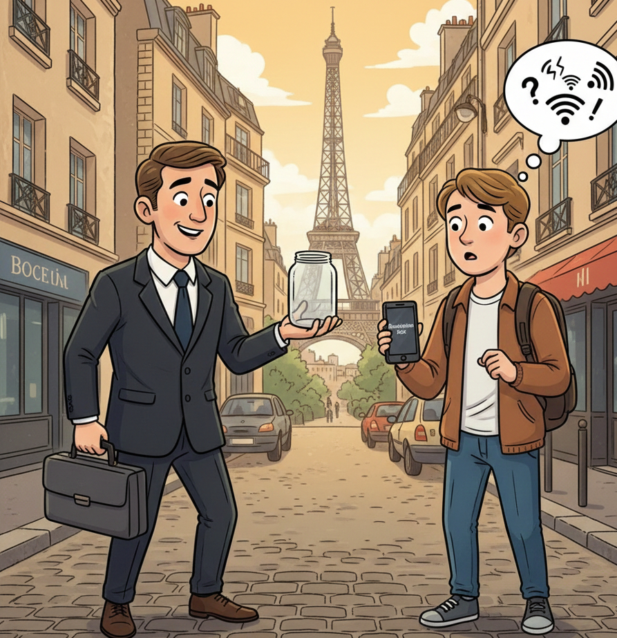 Invisible Wi-Fi Connection